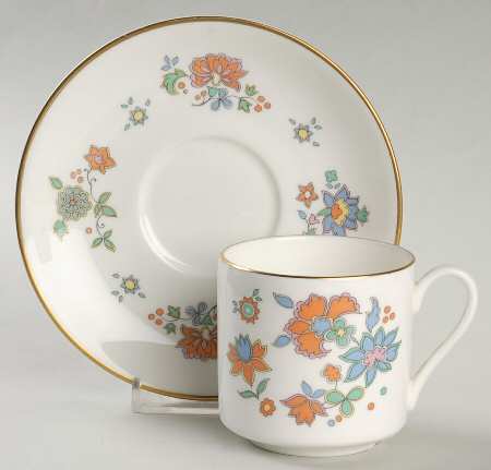 Madrigal Flat Demitasse Cup & Saucer Set