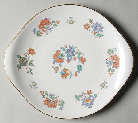 Madrigal Handled Cake Plate
