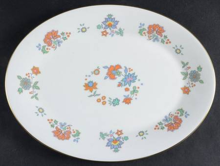 Madrigal 13" Oval Serving Platter