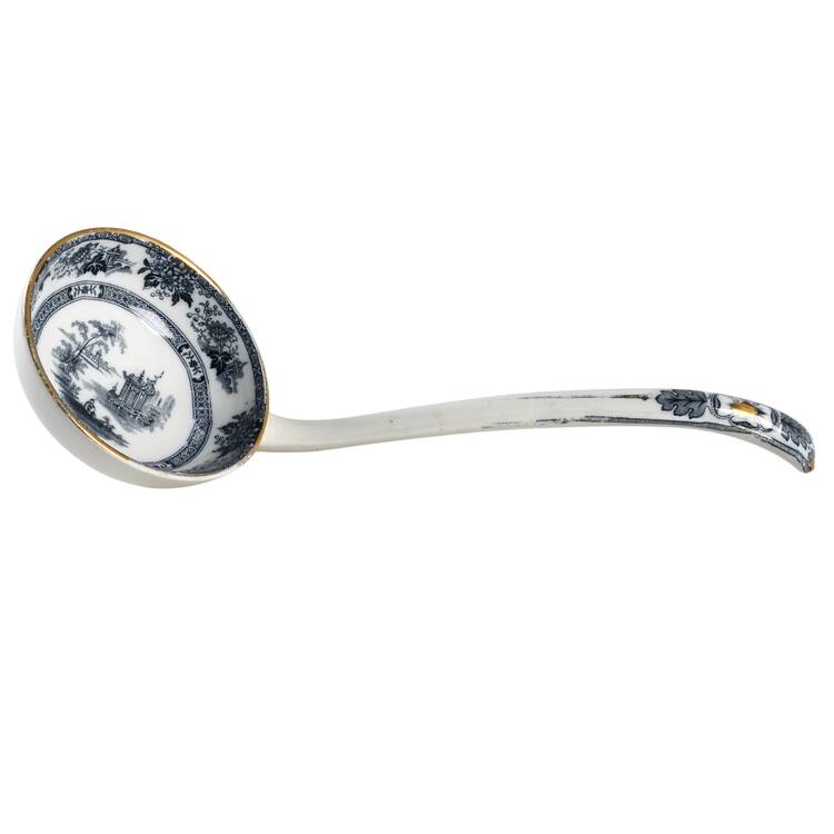 Madras (Flow Blue) Tureen Ladle