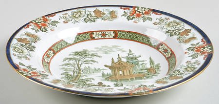 Madras Large Rim Soup Bowl
