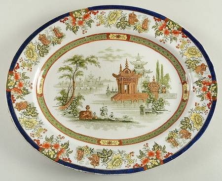 Madras 11" Oval Serving Platter