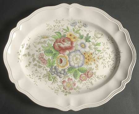 Malvern 15" Oval Serving Platter