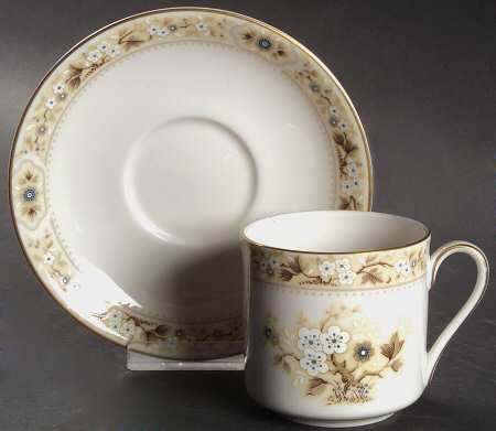 Mandalay Flat Demitasse Cup & Saucer Set