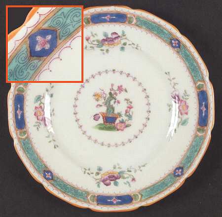 Mandarin (Scalloped) Salad Plate