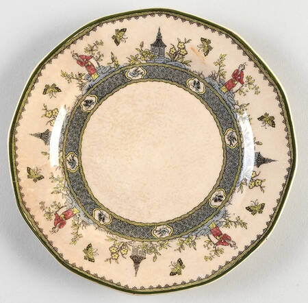 Mandarin Bread & Butter Plate