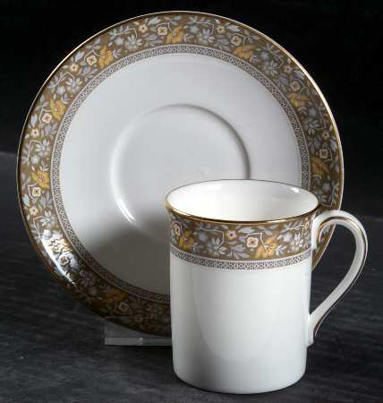 Maplewood Flat Demitasse Cup & Saucer Set