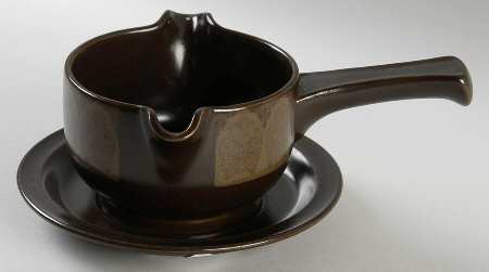 Marbella Stick Handle Gravy Boat & Saucer