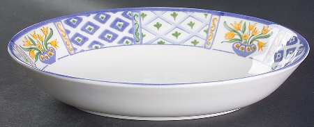 Marisol 9" Oval Vegetable Bowl