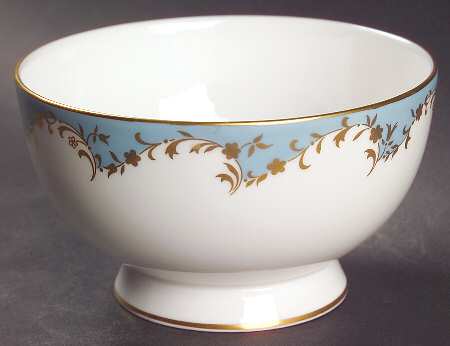 Marlborough Light Blue Open Sugar Bowl