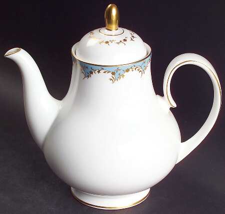Marlborough Light Blue Coffee Pot & Lid