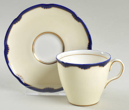 Marlborough Cobalt Blue Demitasse Cup & Saucer Set