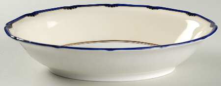 Marlborough Cobalt Blue 10" Oval Vegetable Bowl