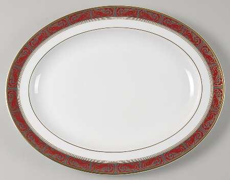 Martinique 16" Oval Serving Platter