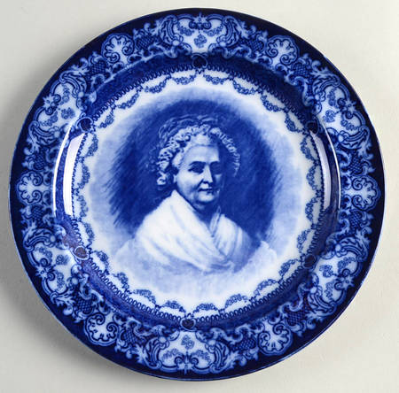 Martha Washington (Flow Blue) by Royal Doulton