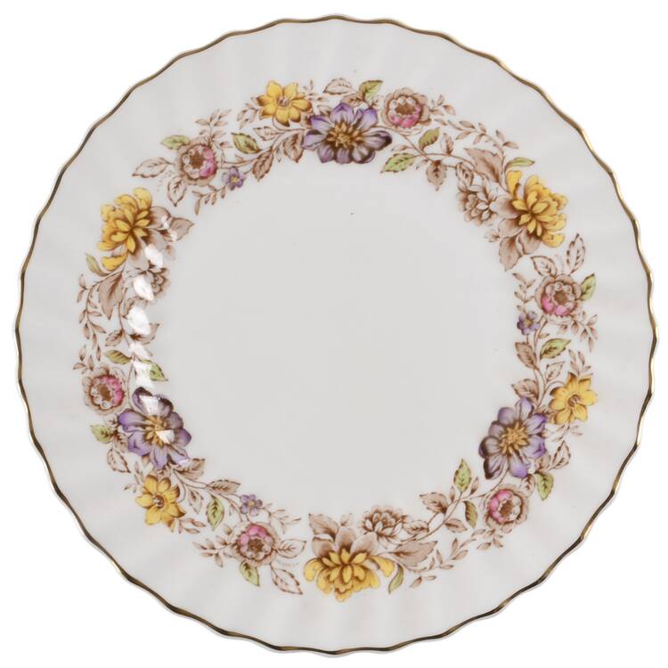 Mayfair Brown, Multicolor Salad Plate by Royal Doulton