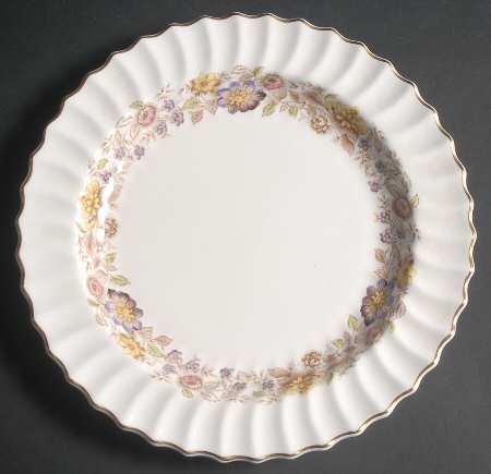 Mayfair Brown, Multicolor 12" Chop Plate (Round Platter)