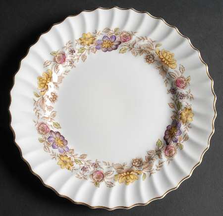 Mayfair Brown, Multicolor Luncheon Plate