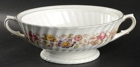 Mayfair Brown, Multicolor Round Vegetable No Lid