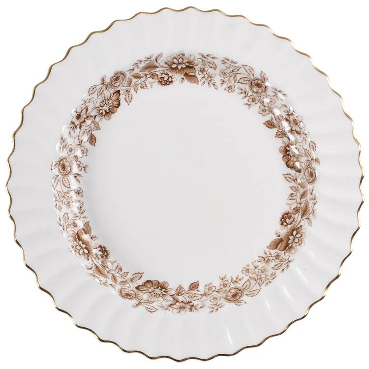 Mayfair Brown 12" Chop Plate (Round Platter)