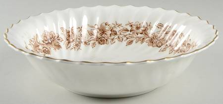 Mayfair Brown 9" Round Vegetable Bowl