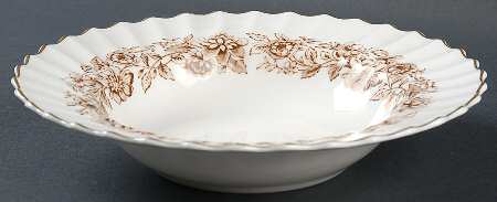 Mayfair Brown Rim Soup Bowl
