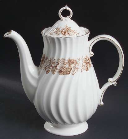 Mayfair Brown Coffee Pot & Lid