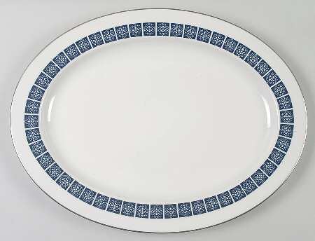 Medallion 15" Oval Serving Platter