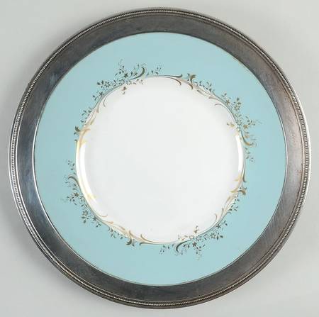 Melrose Sterling Rim Dinner Plate