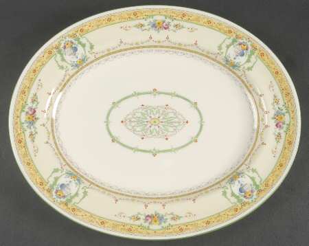 The Melfont 14" Oval Serving Platter