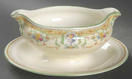 The Melfont Gravy Boat with Attached Underplate
