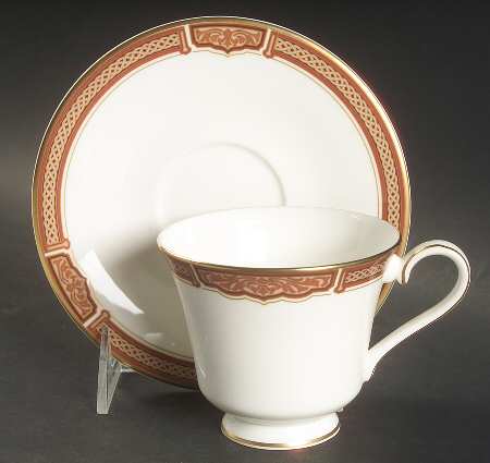 Meridian Footed Cup & Saucer Set
