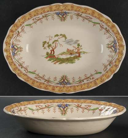 Michelham 9" Oval Vegetable Bowl