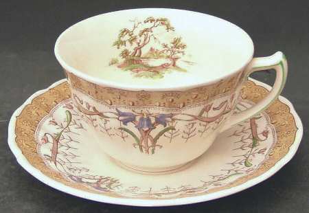 Michelham Flat Cup & Saucer Set