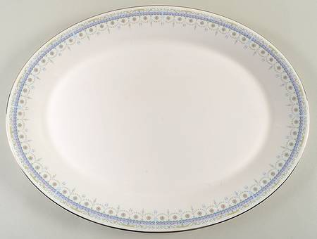 Mignonette 16" Oval Serving Platter
