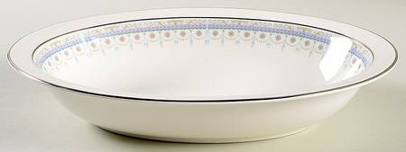 Mignonette 10" Oval Vegetable Bowl