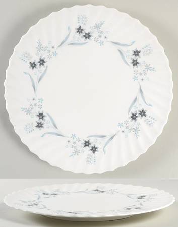 Millefleur Footed Cake Plate