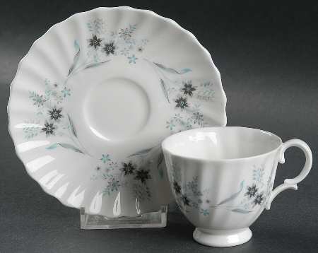Millefleur Footed Demitasse Cup & Saucer Set