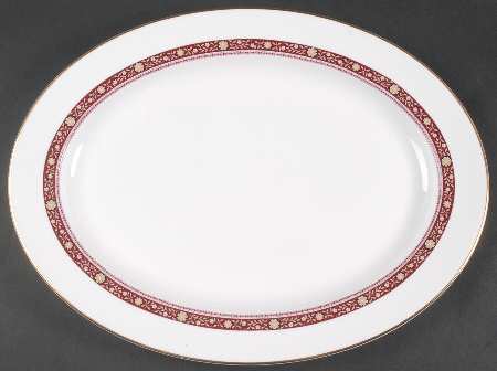 Minuet 16" Oval Serving Platter