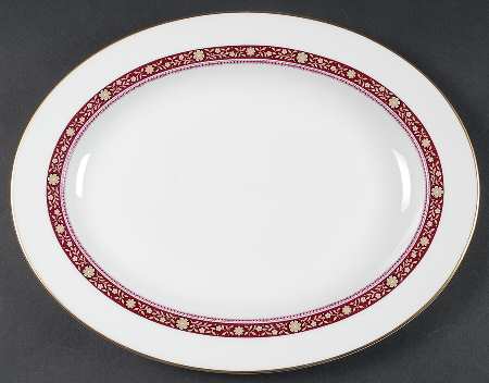 Minuet 13" Oval Serving Platter