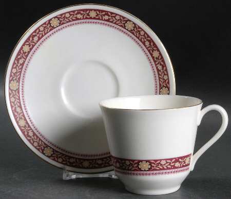 Minuet Flat Cup & Saucer Set