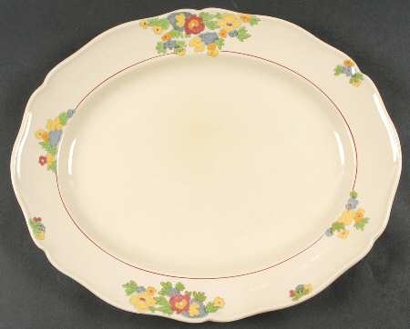 Minden 15" Oval Serving Platter