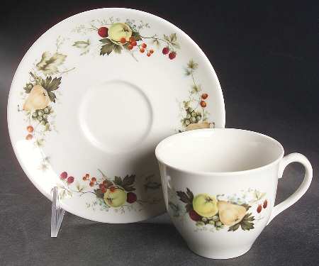 Miramont Flat Cup & Saucer Set
