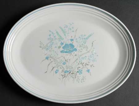 Morning Dew 13" Oval Serving Platter by Royal Doulton
