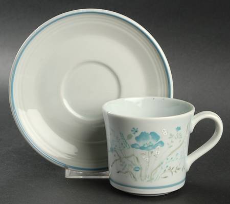 Morning Dew Flat Cup & Saucer Set by Royal Doulton