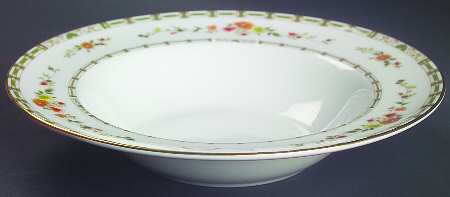 Mosaic Garden Large Rim Soup Bowl