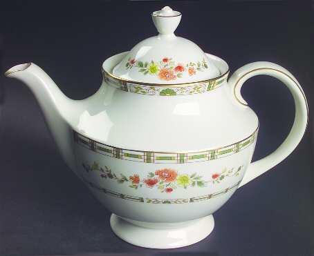 Mosaic Garden Teapot & Lid