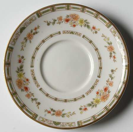 Mosaic Garden Saucer for Demitasse Cup