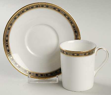 Monaco Flat Demitasse Cup & Saucer Set