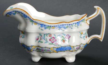 Morella Blue (H2474, Light Cream Background) Creamer